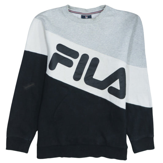Additional front view of Fila Men's Multicoloured XS Pullover Crew Neck Sweatshirt