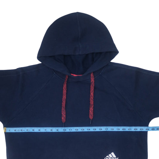 Adidas StellaSport Women's Navy & Pink Pullover Hoodie Size 16-18