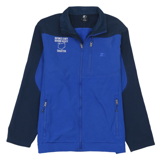 Starter Men's Blue Full Zip Softshell Jacket M (38-40) Defiance County Director