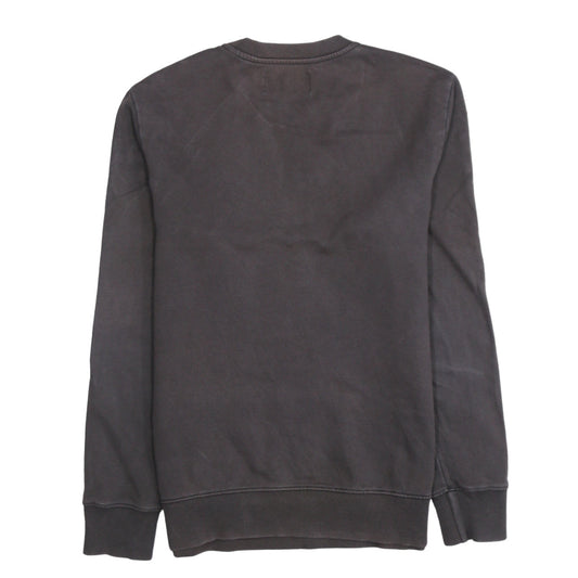 Calvin Klein Jeans Men Brown Cotton Logo Sweatshirt Size S