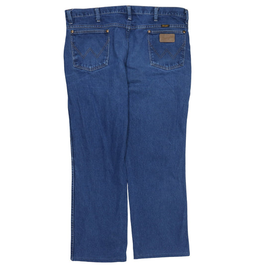Wrangler Men's Blue 38x30 Straight Leg Denim Jeans