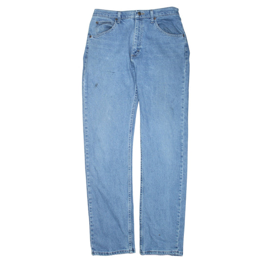 Wrangler Men's Blue 32x34 Straight Leg Light Wash Jeans