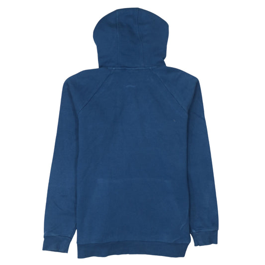 Under Armour Men Blue Pullover Hoodie M Logo Fleece Sweatshirt