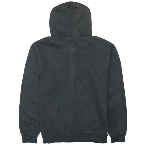 Puma Men's Black Full Zip Hoodie L Sports Logo Sweatshirt