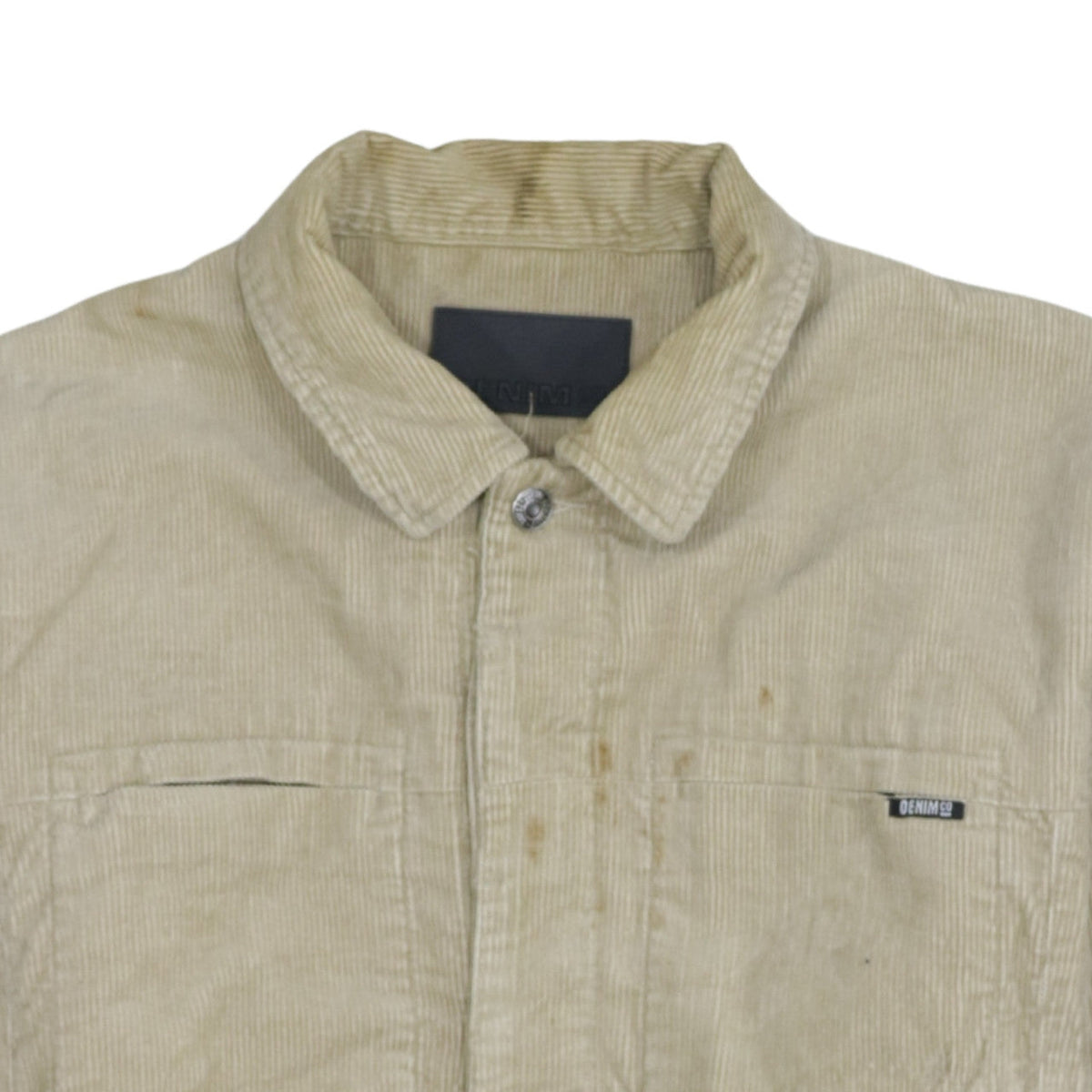 Additional view of Denim Co Men's Beige Corduroy Jacket L Casual Classic