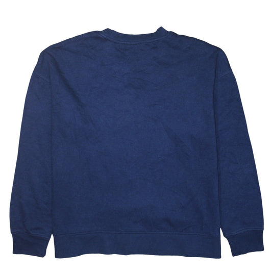 Disney Womens Navy Blue Donald Duck New York Sweatshirt UK 12/14 M