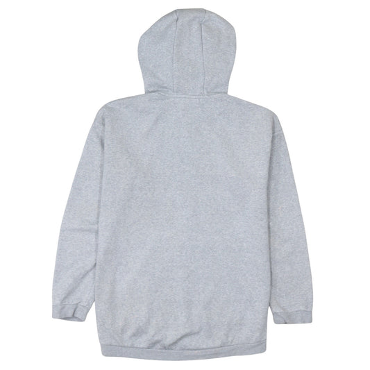 Adidas Women's Grey Pullover Hoodie Size UK 12-14 Casual Logo Sweatshirt