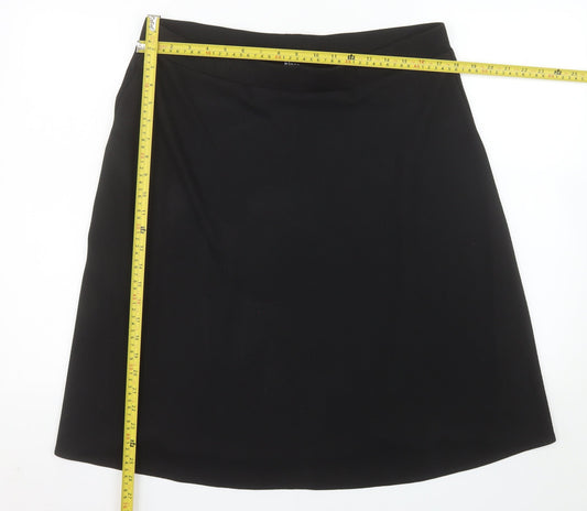 Klass Women’s Black A-Line Stretch Jersey Skirt Size 18