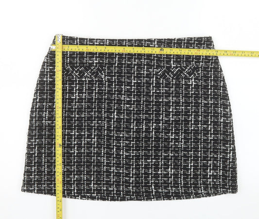 St. Bernard for Dunnes Stores Women’s Black Tweed Short Skirt Size 16