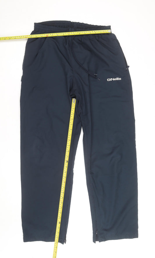 O'Neills Men's Blue Track Pants L Lightweight Activewear Trousers