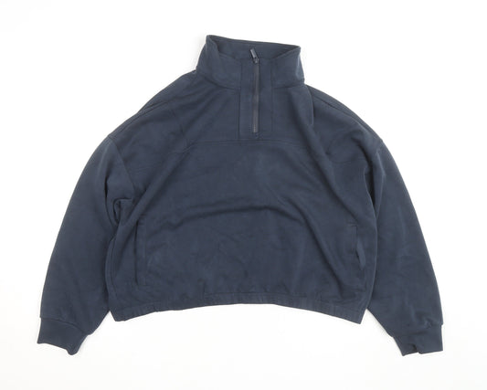 Dunnes Stores Womens Charcoal 1/4 Zip Activewear Jacket Size 16