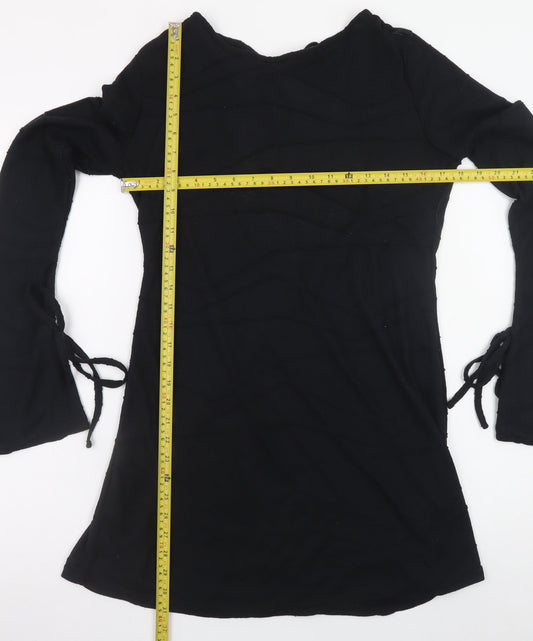 PrettyLittleThing Women’s Black Size 12 Long Sleeve Bodycon Dress