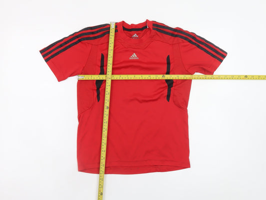 Adidas Boys Red Climalite Short Sleeve Sports T-Shirt 11-12 Years