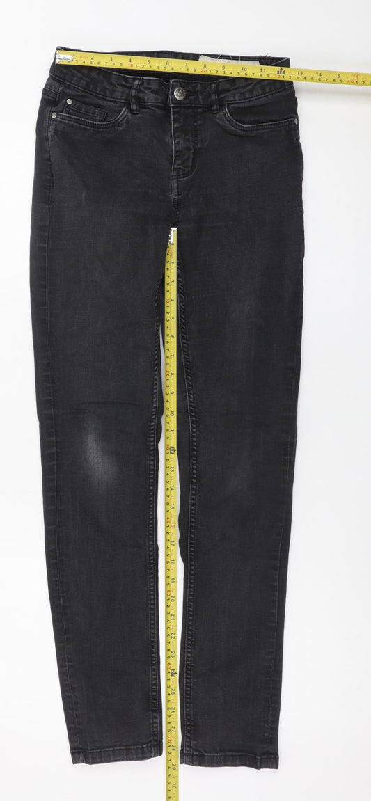 Esmara Women’s Black Skinny Mid Rise Jeans Size 10 Regular Fit