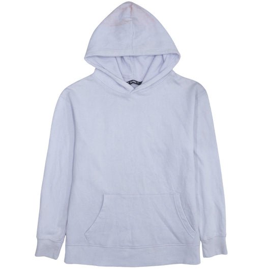 Additional front view of Dunnes Women White Pullover Hoodie, size S, Cotton Casual