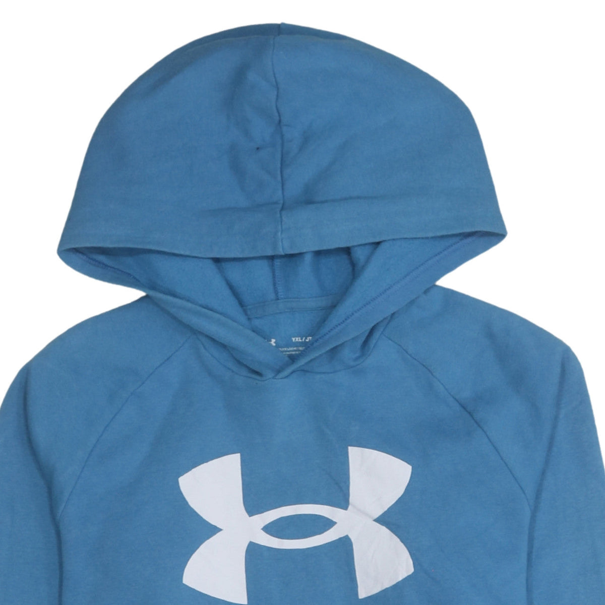 Additional view of Under Armour boys’ blue hoodie yxl loose fit cotton blend pullover