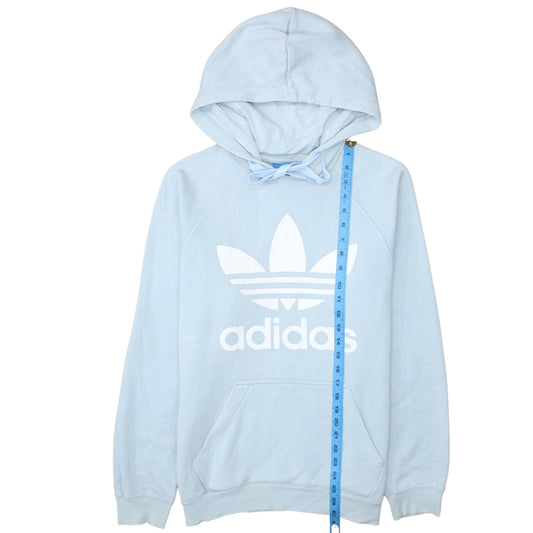 Adidas Men Blue Pullover Hoodie Small Regular Fit Sportswear
