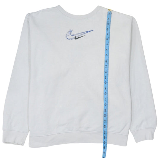 Nike Men's White XL Pullover Sports Graphic Print Sweatshirt