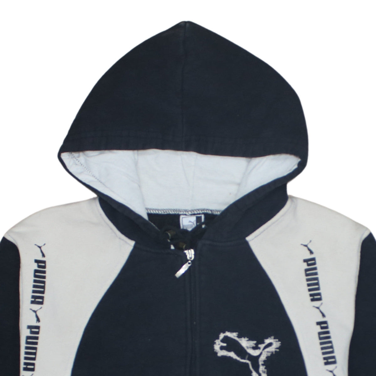 Additional view of Puma Men’s Black XL Full Zip Hoodie with Logo Sportswear