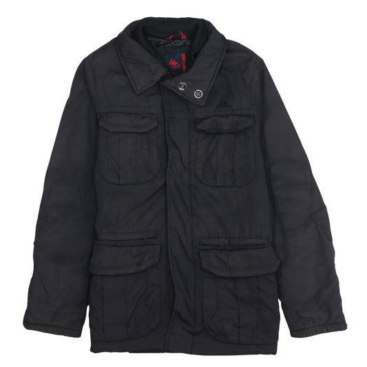 Robe Di Kappa Men's Black Medium Military Jacket Nylon Cotton