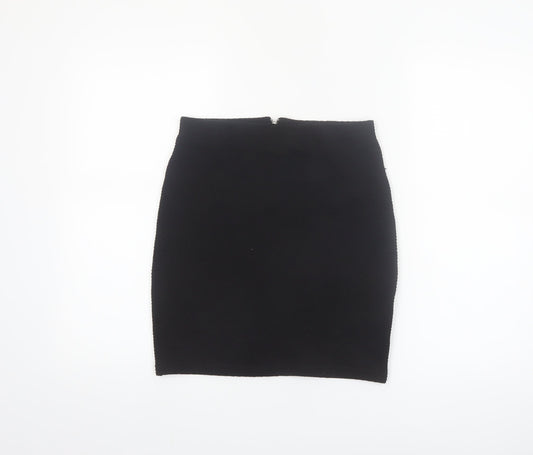 New Look Women's Black Size 6 Pencil Stretch Skirt