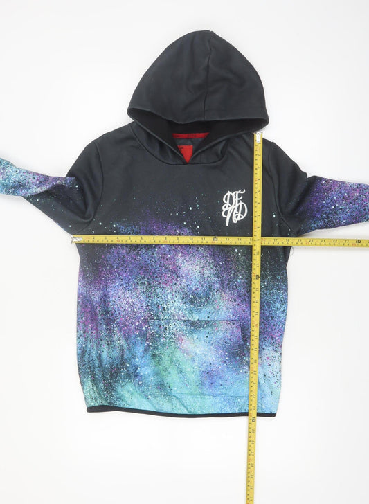 DFND Boys Multicoloured Galaxy Pullover Hoodie Size 15-16 Years