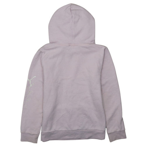 Puma Girls Pink Pullover Hoodie L (14-16) Casual Cotton Blend