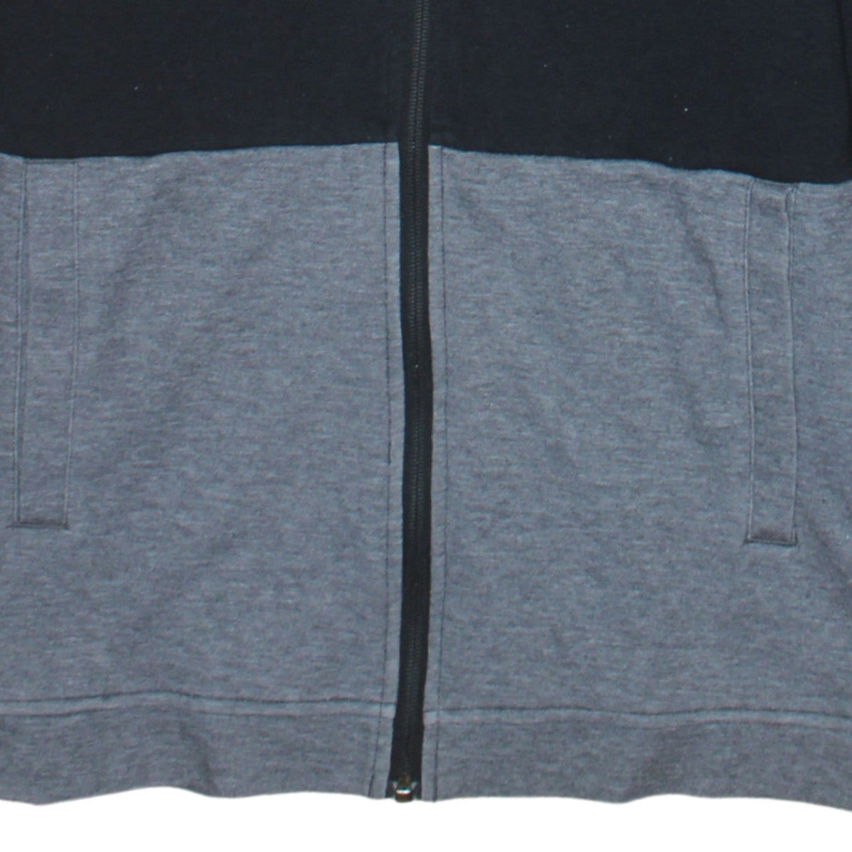 Additional view of The North Face boys’ black grey full zip hoodie xl cotton blend casual