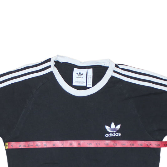 Adidas Men's Black Small Short Sleeve Crew Neck Sports T-Shirt