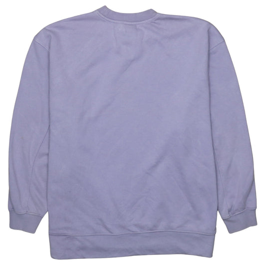Adidas Womens Lilac Crew Neck Pullover Sweatshirt Size 12