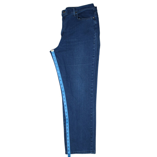 Lee Women’s Blue Relaxed Fit Straight Leg Jeans Size 18