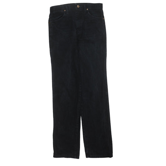 Wrangler Men's Black Straight Leg Denim Jeans 30x32 Regular Fit