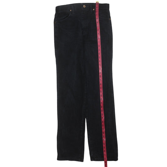 Wrangler Men's Black Straight Leg Denim Jeans 30x32 Regular Fit