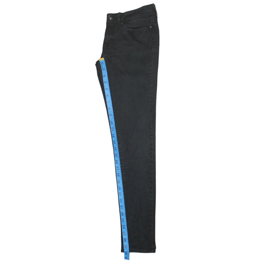 Levi's Women's Black Skinny Jeans Size 27 Mid Rise Stretch Denim