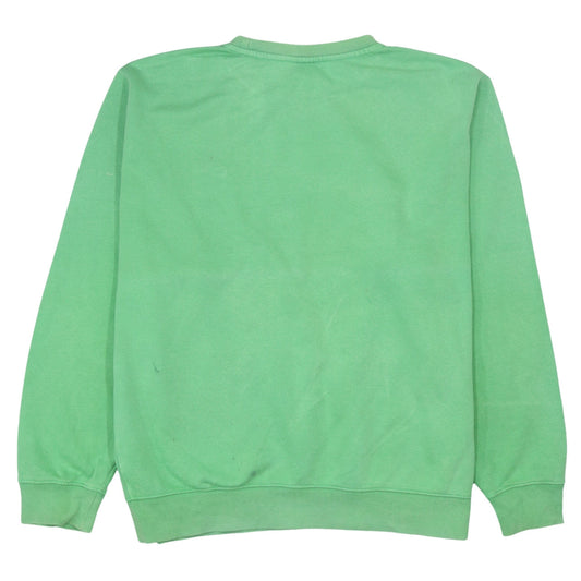 Nike Women's Green Pullover Sweatshirt L Crew Neck Casual Sportswear