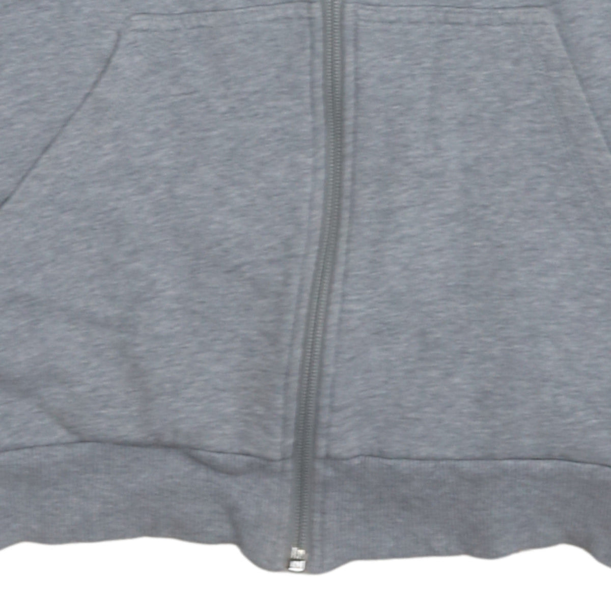 Additional view of Adidas Men's Grey Full Zip Hoodie, size M, Sports Fleece Jacket