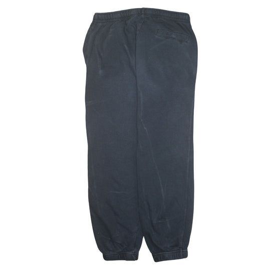 Nike Women Black L Cotton Blend Jogger Activewear Trousers