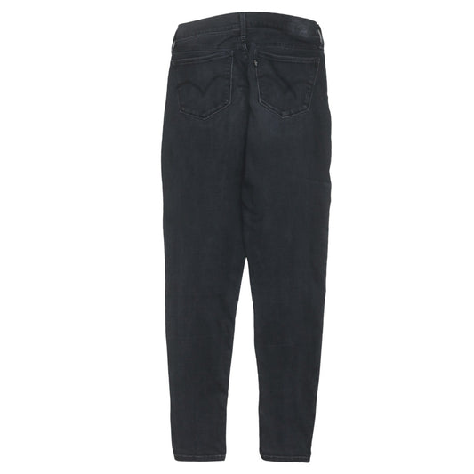Levi's Women's 710 Super Skinny Black Jeans Size 26 Slim Fit