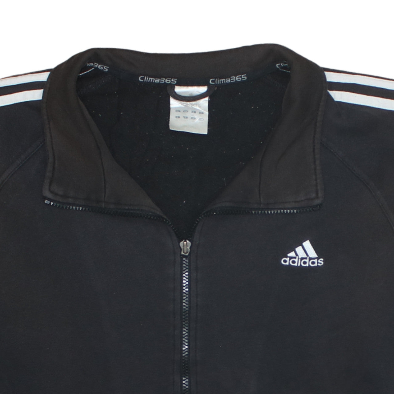 Additional view of Adidas Men's Black Full Zip Sweatshirt, size M, Sports Fleece