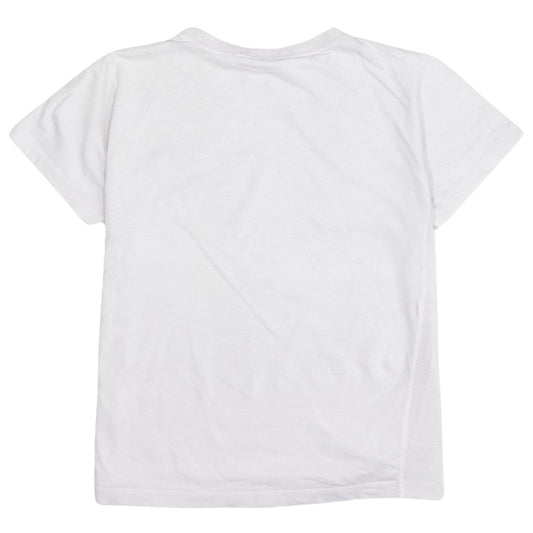 Champion Men's White Medium Embroidered Logo Cotton T-Shirt