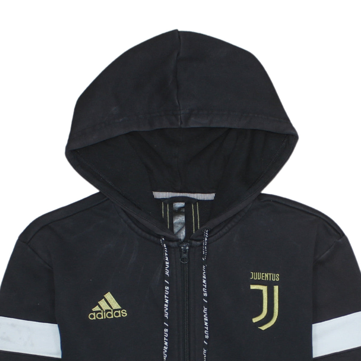 Additional view of Adidas Men’s Black Juventus Full Zip Hoodie, size M, Sportswear