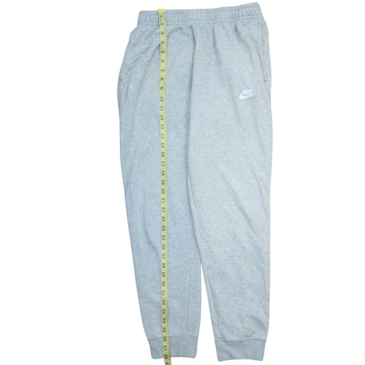 Nike Men's Grey Fleece Jogger Sweatpants Medium Regular Fit