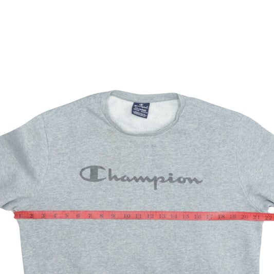 Champion Boys Grey 15-16 Years Crew Neck Pullover Sweatshirt