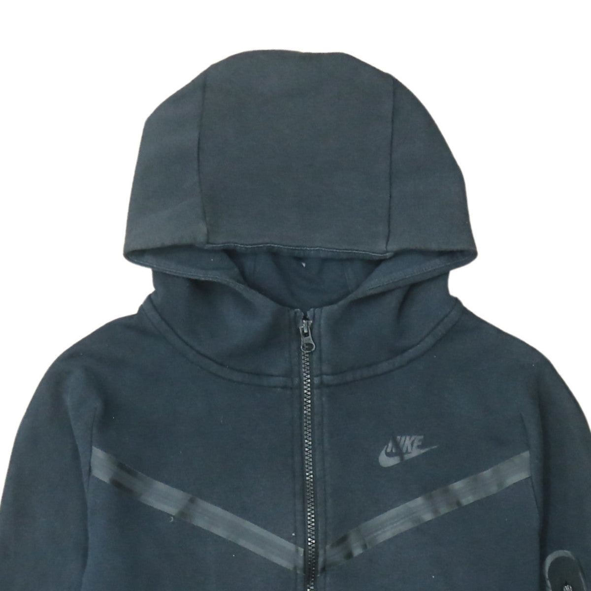 Additional view of Nike boys’ black xl full zip hoodie fleece sweatshirt 158-170cm