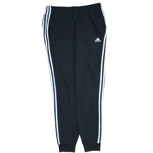 Adidas Womens Black 12-14 Jogger Sweatpants with Stripes