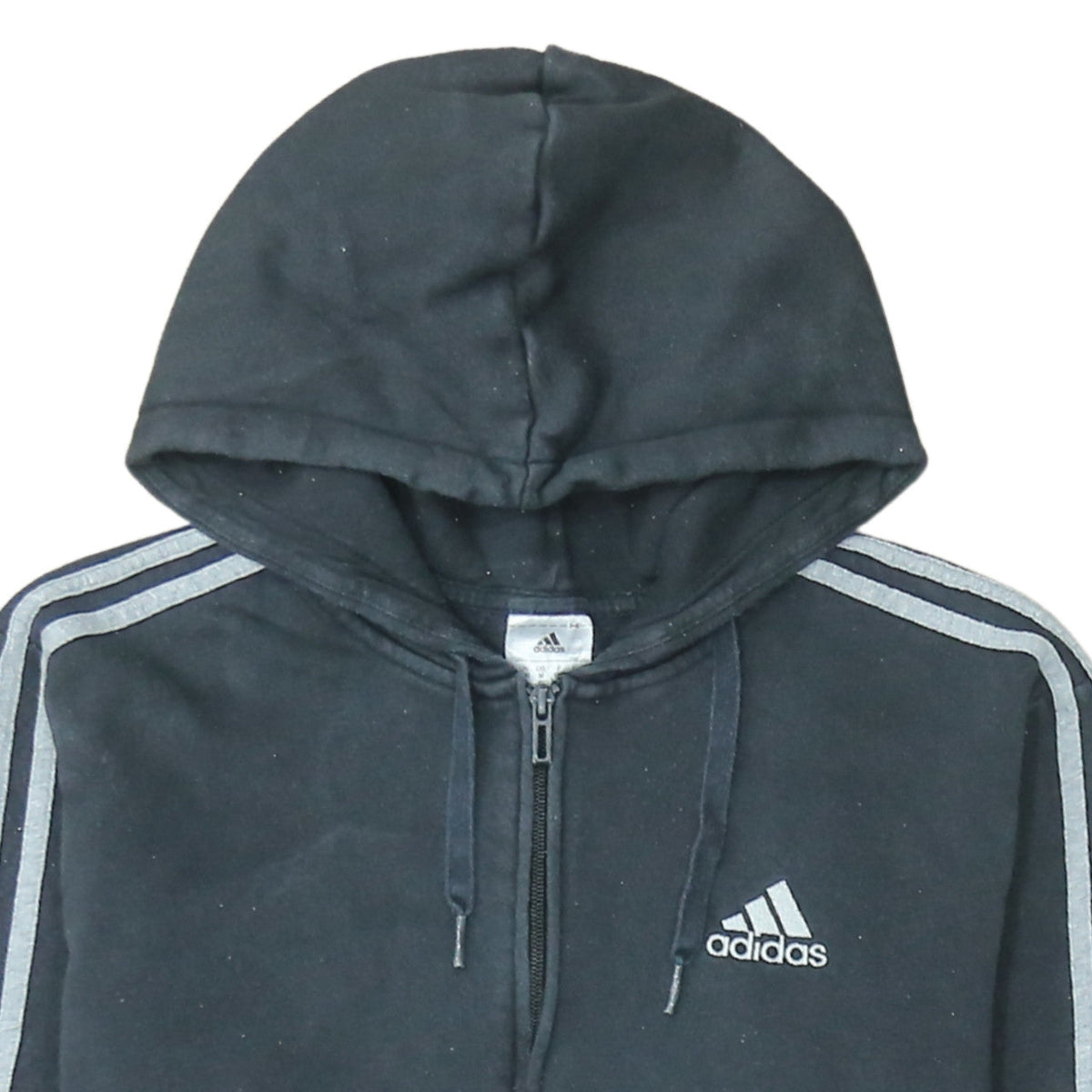 Additional view of Adidas Men's Black Full Zip Hoodie, size M, Sports Fleece