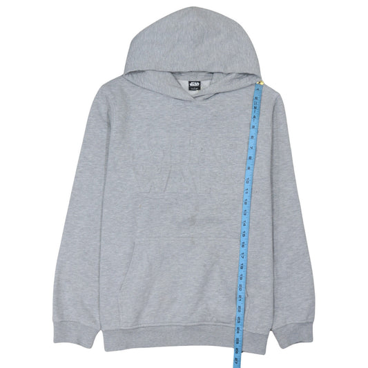 George Star Wars Men's Grey Pullover Hoodie Size L Regular Fit