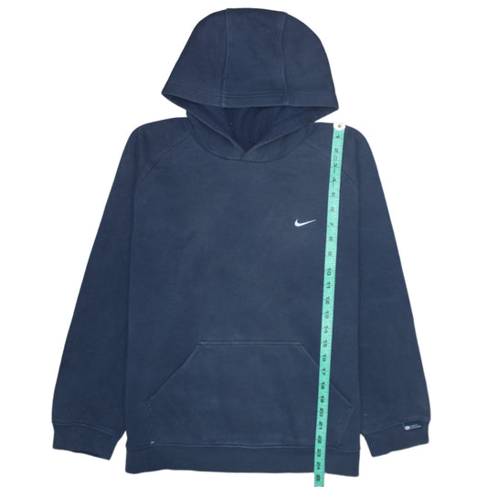 Nike Boys Blue Pullover Fleece Hoodie L 14-15 Years Regular Fit