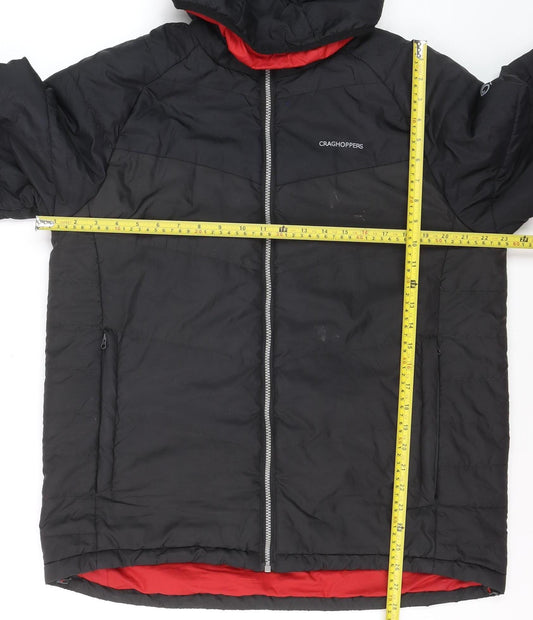 Craghoppers Men's Black XL Hooded Insulated Puffer Jacket