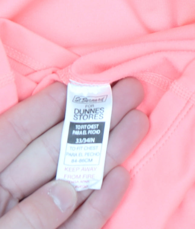 Dunnes Women's Pink Long Sleeve Active T-Shirt XS